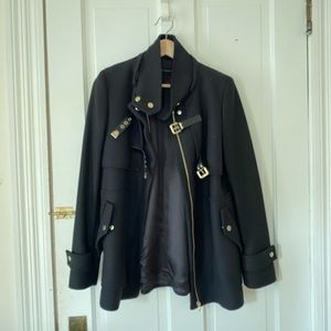 Zara duffle buckle coat
